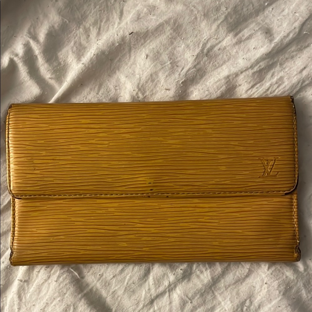 Louis Vuitton Yellow Clutch